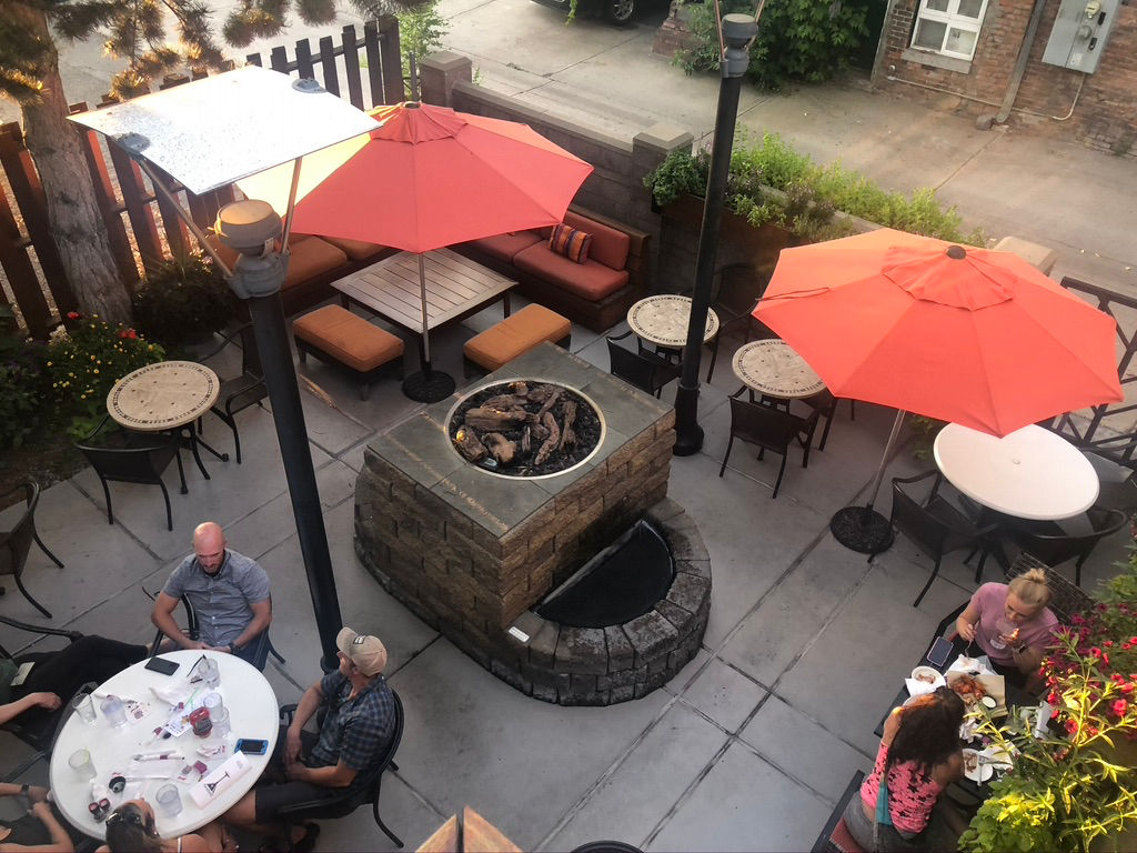 patios in downtown missoula - iron horse 